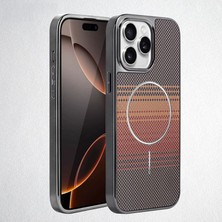 Apple iPhone 12 Pro Max Uyumlu Kılıf Zebana Velora Series Kılıf (Kablosuz Şarj) Kahverengi