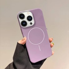 Apple iPhone 13 Pro Max Uyumlu Kılıf Zebana Vivid Silikon Kılıf Mor