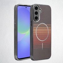 Samsung Galaxy S24 Plus Uyumlu Kılıf Zebana Velora Series Kılıf (Kablosuz Şarj) Kahverengi