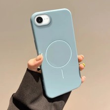 Apple iPhone 16E Uyumlu Kılıf Zebana Vivid Silikon Kılıf Mavi