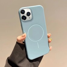 Apple iPhone 11 Pro Max Uyumlu Kılıf Zebana Vivid Silikon Kılıf Mavi