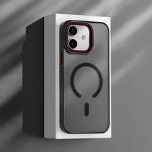 Apple iPhone 17 Uyumlu Kılıf Zebana Aura Silikon Kılıf (Kablosuz Şarj) Siyah