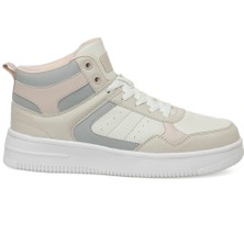 Kinetix Lowner Pu Hı W 5pr Ekru Kadın High Sneaker