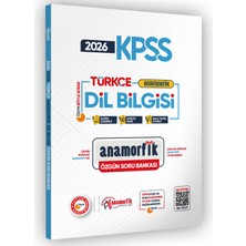 Anamorfik Yayınları 2026 Kpss Türkçe Anamorfik Dil Bilgisi Konu Özetli Dijital Çözümlü Özgün Soru Bankası