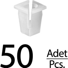 Alpha Auto Part Bmw 1 Serisi 3 Serisi 5 Serisi 6 Serisi 7 Serisi X1 X5 X6 Z4 Için Bağlantı Elemanı Klips - 50 Adet