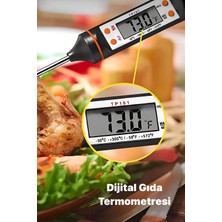 Judge Dijital Gıda Termometresi Sıvı Gıda Et Su Süt Mama Sıcaklık Ölçer - Özel Kutulu