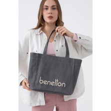 United Colors Of Benetton Benetton Kadın Kol Çantası Gri BNT1163