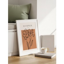 Fuart.Co Bilge Yaprak Art Bohem Dijital Baskı Poster (Çerçevesiz) ARFU