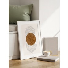 Fuart.Co Bronz Yansıma Art Bohem Dijital Baskı Poster (Çerçevesiz) ARFU