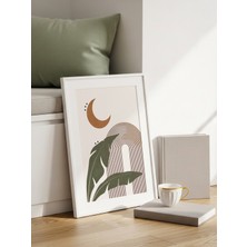 Fuart.Co Tropik Gece Art Bohem Dijital Baskı Poster (Çerçevesiz) ARFU