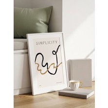 Fuart.Co Hayatın Çizgisi Art Bohem Dijital Baskı Poster (Çerçevesiz) ARFU