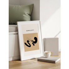 Fuart.Co Soyut Form Art Bohem Dijital Baskı Poster (Çerçevesiz) ARFU