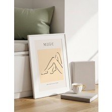 Fuart.Co Estetik Hatlar Art Bohem Dijital Baskı Poster (Çerçevesiz) ARFU