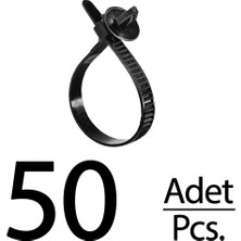 Alpha Auto Part Vw Audi Seat Skoda Porsche Lamborghini Skoda Opel Citroen Için Kablo Bağı - 50 Adet