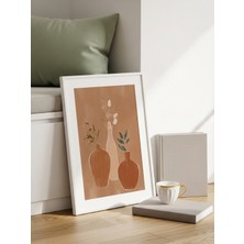 Fuart.Co Üçlü Vazo Art Bohem Dijital Baskı Poster (Çerçevesiz) ARFU