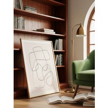 Fuart.Co Ince Hat Art Bohem Dijital Baskı Poster (Çerçevesiz) ARFU