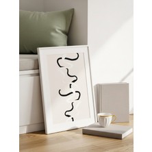 Fuart.Co Sessiz Bekleyiş Art Bohem Dijital Baskı Poster (Çerçevesiz) ARFU
