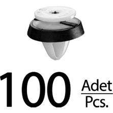 Alpha Auto Part Land Rover Discovery Lr2 Range Rover Evoque Sport  Velar Için Çamurluk Kaplama Klips - 100 Adet