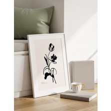 Fuart.Co Ikili Flora Art Bohem Dijital Baskı Poster (Çerçevesiz) ARFU