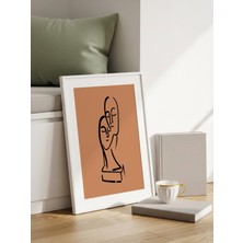 Fuart.Co Ikili Yansıma Art Bohem Dijital Baskı Poster (Çerçevesiz) ARFU