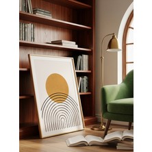 Fuart.Co Batan Güneş Art Bohem Dijital Baskı Poster (Çerçevesiz) ARFU