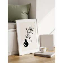Fuart.Co Botanik Köşe Art Bohem Dijital Baskı Poster (Çerçevesiz) ARFU