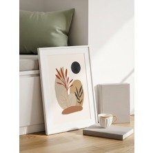 Fuart.Co Soyut Bahçe Art Bohem Dijital Baskı Poster (Çerçevesiz) ARFU
