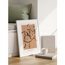 Fuart.Co Sonsuz Öpücük Art Bohem Dijital Baskı Poster (Çerçevesiz) ARFU