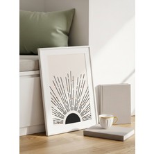 Fuart.Co Kara Ufuk Art Bohem Dijital Baskı Poster (Çerçevesiz) ARFU