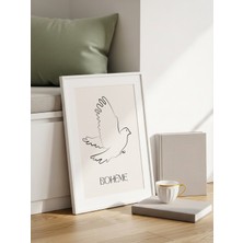 Fuart.Co Özgür Uçuş Art Bohem Dijital Baskı Poster (Çerçevesiz) ARFU