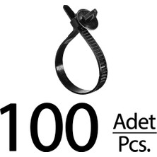 Alpha Auto Part Vw Audi Seat Skoda Porsche Lamborghini Skoda Opel Citroen Için Kablo Bağı - 100 Adet