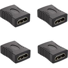CoverZone 4 Adet HDMI Ara Birleştirici Dişi Dişi Adaptör, HDMI Kablo Uzatma Aparatı, 1080P Full Hd Görüntü Aktarımı, Tv Monitör Projeksiyon Bilgisayar Uyumlu | 3710