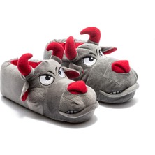 Twigy Toro Erkek Hayvanlı Panduf Gri 41/46