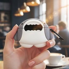 Caseonn Huawei Freebuds 5i Kılıf Karakter Figürlü Köpekbalığı