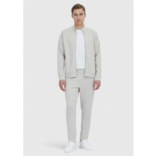 Ramsey Taş Dik Yaka Düz Sweatshırt