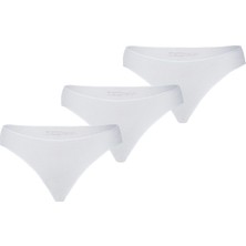 Blackspade Kadın Slip Külot 3'lü Paket Essential 1574 - Beyaz