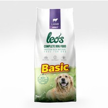 Leos Kuzu Etli Yetişkin Köpek Maması Basic 15 kg