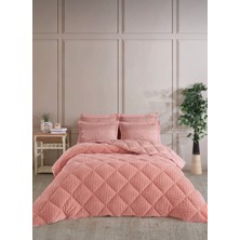 Bella Home Tek Kişilik Jakarlı Uyku Seti - Wellsoft Yorgan - 3 Parça - Pvc Orijinal Çantalı