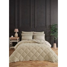 Bella Home Tek Kişilik Jakarlı Uyku Seti - Wellsoft Yorgan - 3 Parça - Pvc Orijinal Çantalı