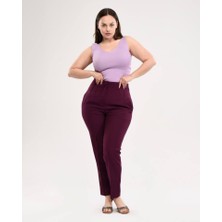 Yüksek Bel Battal Pantolon