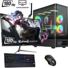 Izoly Rtx Super Ryzen 5 5500 16GB 512GB M.2 Nvme SSD Rtx 2060 Super 8gb Gddr6 24"165Hz Oyuncu Masaüstü Bilgisayarı