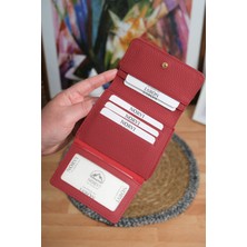 Norvi Leather Çok Bölmeli Hakiki Deri Kartlık Cüzdan