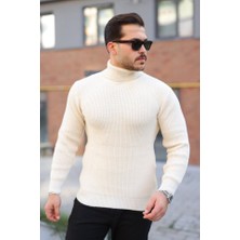 Erkek Boğazlı Örme Kazak