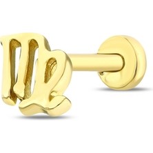 Assos Pırlanta Altın Tragus Piercing - 14K