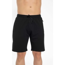 Crozwise Pamuklu Erkek Şort Siyah 3200