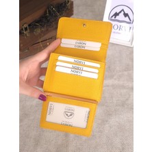 Norvi Leather Çok Bölmeli Hakiki Deri Kartlık Cüzdan