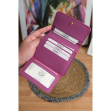 Norvi Leather Çok Bölmeli Hakiki Deri Kartlık Cüzdan