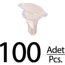 Alpha Auto Part Hyundai Santa Fe Sonata Azera Tucson Kia Sorenton Optima K900 Için Toz Fitil Klips - 100 Adet