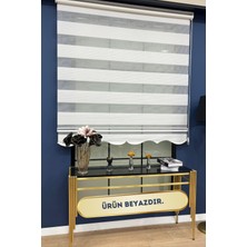 Volper Mekanik Vp 905 Geniş Pliseli Zebra ve Stor Perde Etek Dilimli (Kırık Beyaz)