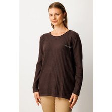 On Cebi Taşlı Triko Kazak 26KON65354